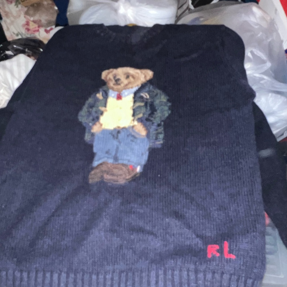 Polo sweater no stains no issues size small